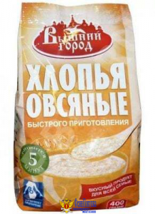 Хлопья Овсяные "Вышний Город" б/п 400 гр