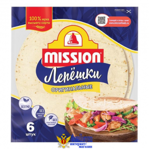 Лепешки MISSION "Deli" пшеничные оригинальные 250 г