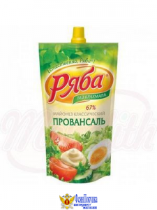 Майонез РЯБА "Провансаль" 67% 192 г