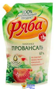МАЙОНЕЗ Ряба Провансаль 67 % 670 мл