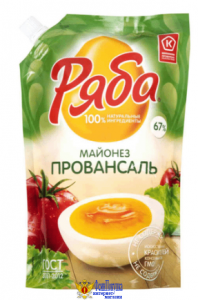 МАЙОНЕЗ Ряба Провансаль 67 % 670 мл