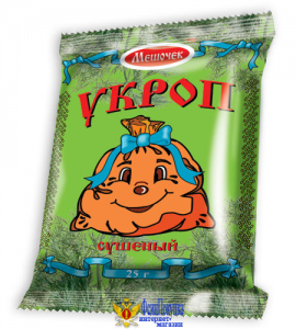 ПРИПРАВА Укроп сушеный 25 г/ Мешочек/