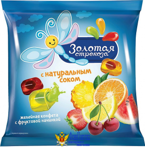 КОНФЕТЫ Желейные ЗОЛОТАЯ СТРЕКОЗА 500 г