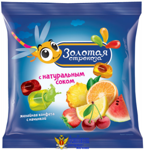 КОНФЕТЫ Желейные ЗОЛОТАЯ СТРЕКОЗА 500 г