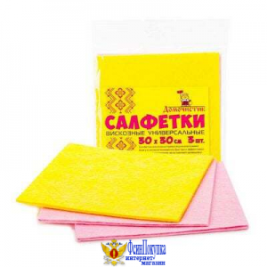 САЛФЕТКИ Хоз Визкоза 30*38 мм 3 шт