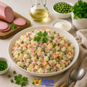 Салат Оливье с Колбасой 300 грамм