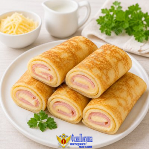 Блинчики с ветчиной и сыром 4х70гр.