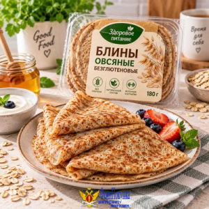 Блины овсяные безглютеновые 180 гр.