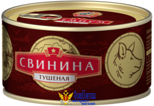 Свинина тушеная Сохраним Традиции высший сорт 325 г