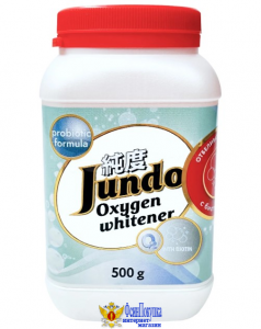 Отбеливатель JUNDO "Brilliant White" кислородный универсальный с биотином 500 г
