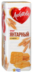 Крекер ЛЮБЯТОВО "Янтарный" с сыром 204 г