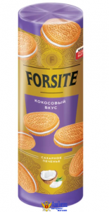 Печенье-сэндвич FORSITE с кокосовым вкусом 220 г
