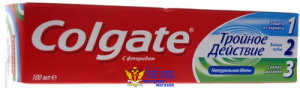 Зубная паста Colgate Тройное Действие Натуральная мята 100 мл