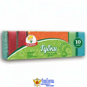 Губка для посуды ТЕХТОР 10 шт