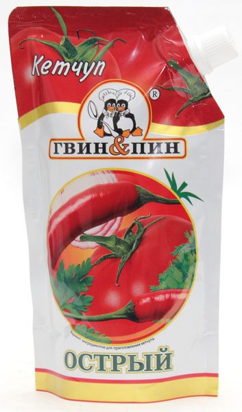 КЕТЧУП Гвинпин дой-пак Острый 250 г