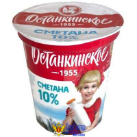СМЕТАНА Останкино 10% 180 г