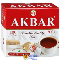 ЧАЙ Акбар Ceylon 100 пак. 200 г
