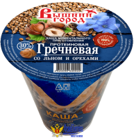 КАША Протеиновая Гречневая со Льном и Орехами 50 гр / Вышний Город