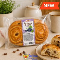 Булочка К чаю С Изюмом 250 г / Нижегородский хлеб