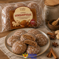 Пряники Имбирные 300 гр/ КП Полет