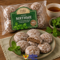 Пряники Мятные 400 г / КП Полет
