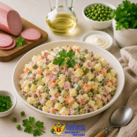 Салат Оливье с Колбасой 300 грамм