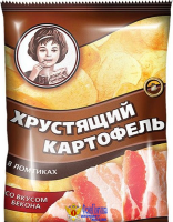 Чипсы ХРУСТЯЩИЙ КАРТОФЕЛЬ бекон 70 г