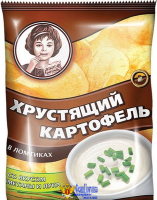 Чипсы ХРУСТЯЩИЙ КАРТОФЕЛЬ сметана и лук 70 г