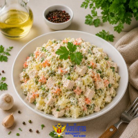 Салат Оливье с курицей 300 гр.