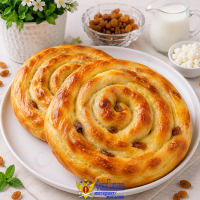 Пироги Молдавские с творогом и изюмом 2х250 гр.