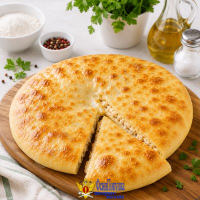 Пирог Осетинский с курицей, вес 500 г.