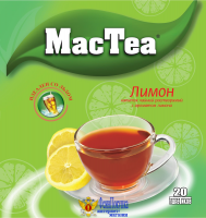 Напиток чайный MacTea с ароматом "Лимон" 20х16г