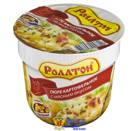 Пюре картофельное РОЛЛТОН с мясным вкусом 40 г